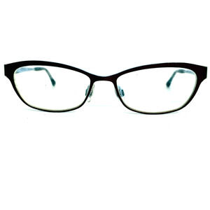 Bevel Eyeglasses, Frames Only, 8620 Blue Stem AUSB, 53-16-..., Metal 20434